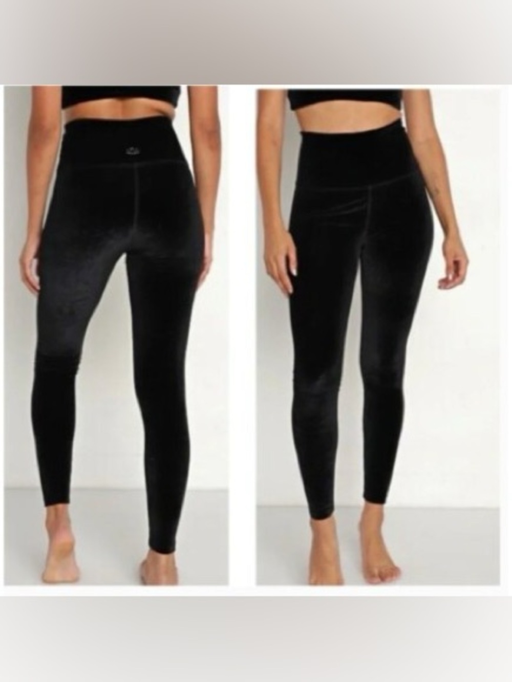 Beyond Yoga Velvet High Waisted Legging in Black Size XS